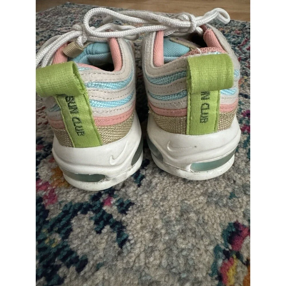 Nike Air Max 97 SE GS Sun Club Copa Sail Wheat Grass DQ4126-400‎ 5Y 6.5 Women
